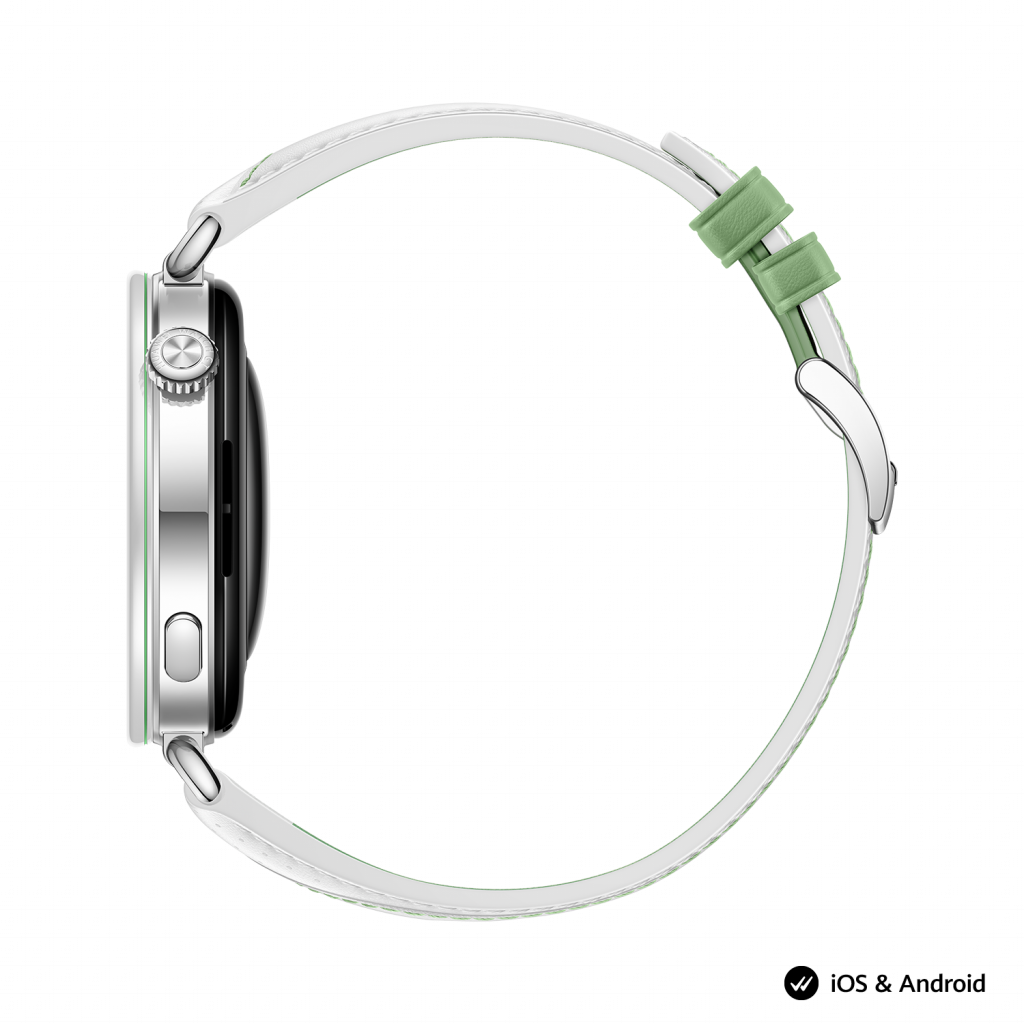 Смарт часовник Huawei Watch GT7 &nbsp;Konsu-B39LG White and Green Composite Leather